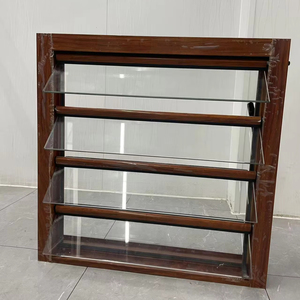 Modern Customized Aluminium <strong>Windows</strong> <strong>Built</strong> in Blinds Modern Louver Tinted Jalousie Glass <strong>Window</strong> for Home - Product Image 1