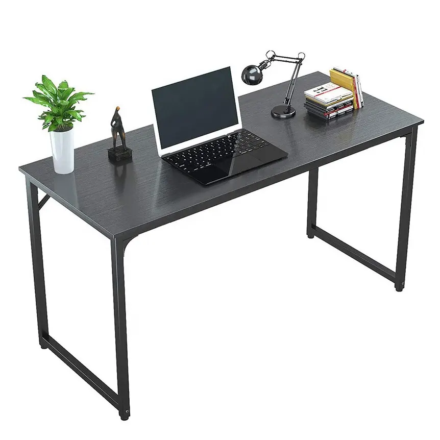 Station de haute qualité, pas cher, noir, cadre métallique Simple, petit bureau, bureau, ordinateur, Table PC