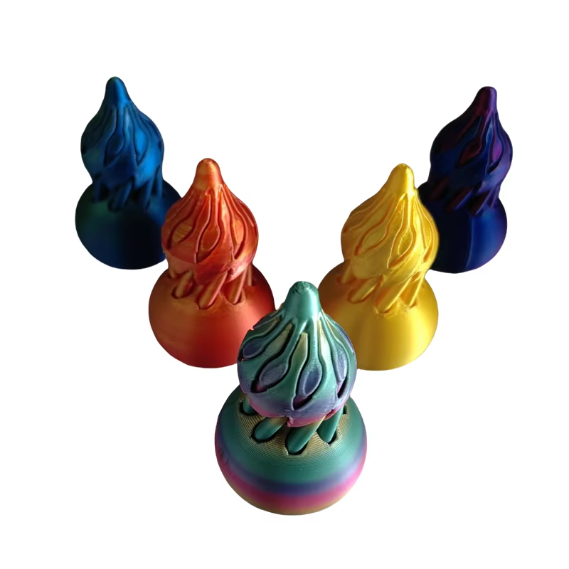 Calabaza Espiral Degradado Morado 7CM