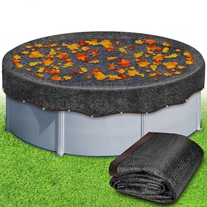 Nhiệm Vụ Nặng Nề Không Thấm Nước Dệt Tráng Vòng Trên Mặt Đất Hồ Bơi Lá Lưới Bìa Bền Polypropylene Lưới Màn Hình Cho Hồ Bơi - Product Image 1