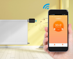 Zigbee Умный дом беспроводной радиаторный клапан со светодиодной кнопкой TRV, система управления отоплением, термостат, температура, пол, система отопления, часть - Product Image 6