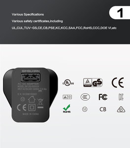 Bán Buôn Đa-Cổng Chúng Tôi EU Anh Cắm 5V 3AMP 9V 2A Loại C Kép Cổng 20W Nhanh Chóng Sạc Điện <span class=keywords><strong>Adapter</strong></span> Nhỏ Nhất USB Tường Sạc - Product Image 6