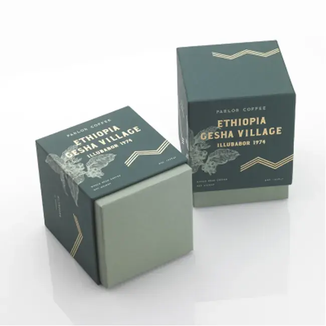 Экологически сертифицированный материал, коробка для чая, кофейный пакет, подарочный набор, бумажная коробка с внутренним держателем для эко-бумаги