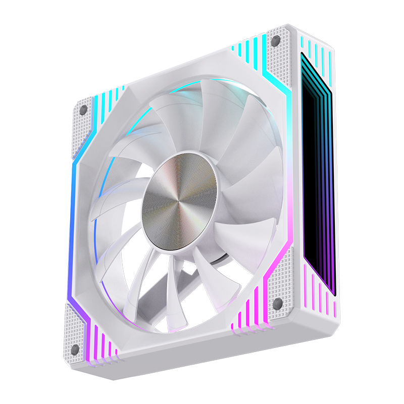 LJ-120 Two Fan Sets - White