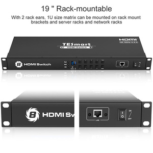 TESmart <strong>HDMI</strong> <strong>Switcher</strong> <strong>8</strong> in 1 Out With Video <strong>Output</strong> Resolution up 4K 60HZ Support Auto Scan RS232 Video Selector - Product Image 3