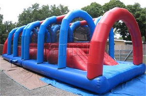 Factory Price Outdoor Fun Sport Game Big Balls <strong>Leaps</strong> and <strong>Bounds</strong> Obstacle Course Inflatable Wipeout Challenge Game for Sale - Product Image 4