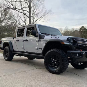 ABSプラスチック4X4アクセサリーボディキットライトマッドガード付きハイフェンダーフレアジープラングラー剣闘士JT用スプラッシュホイール眉毛 - Product Image 2
