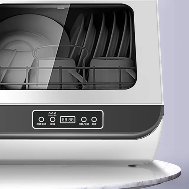 Operação simples 3 seleção engrenagem desktop instalação mini máquina de lavar louça
