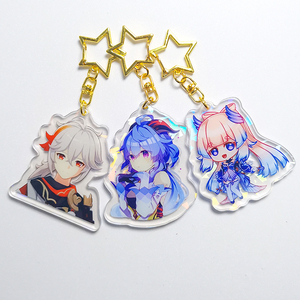 Acrylic Keychain Q Phiên Bản Anime Series Mặt Dây Chuyền Tùy Chỉnh Keychain Cá Tính Sáng Tạo - Product Image 3