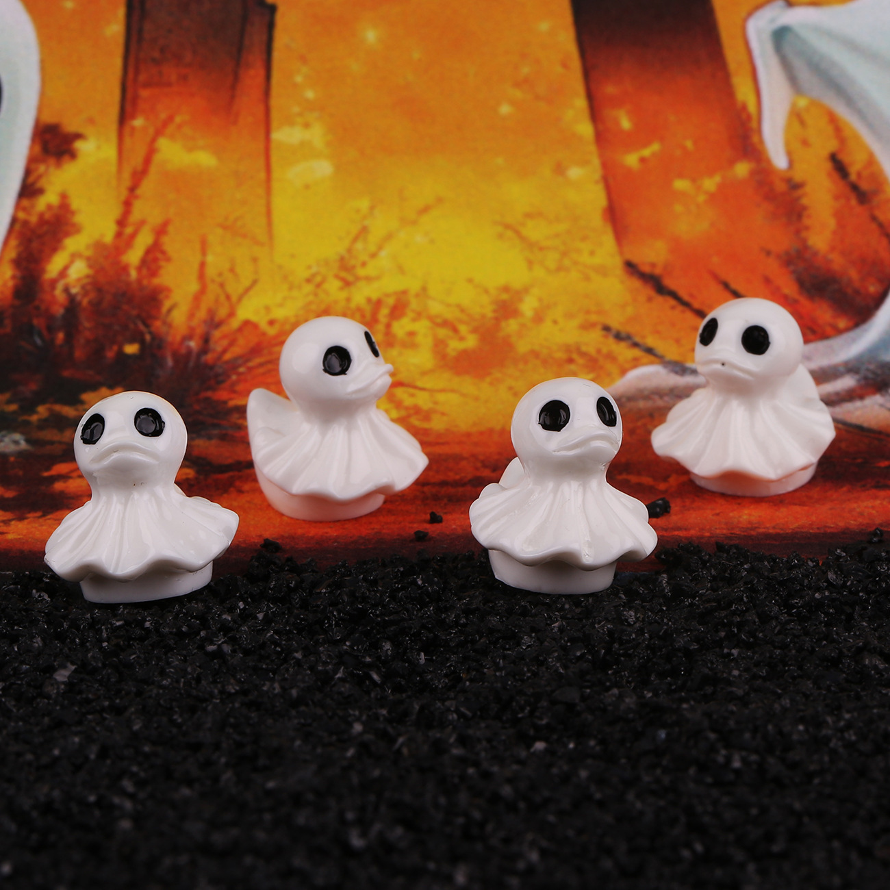120pcs White ghost duck