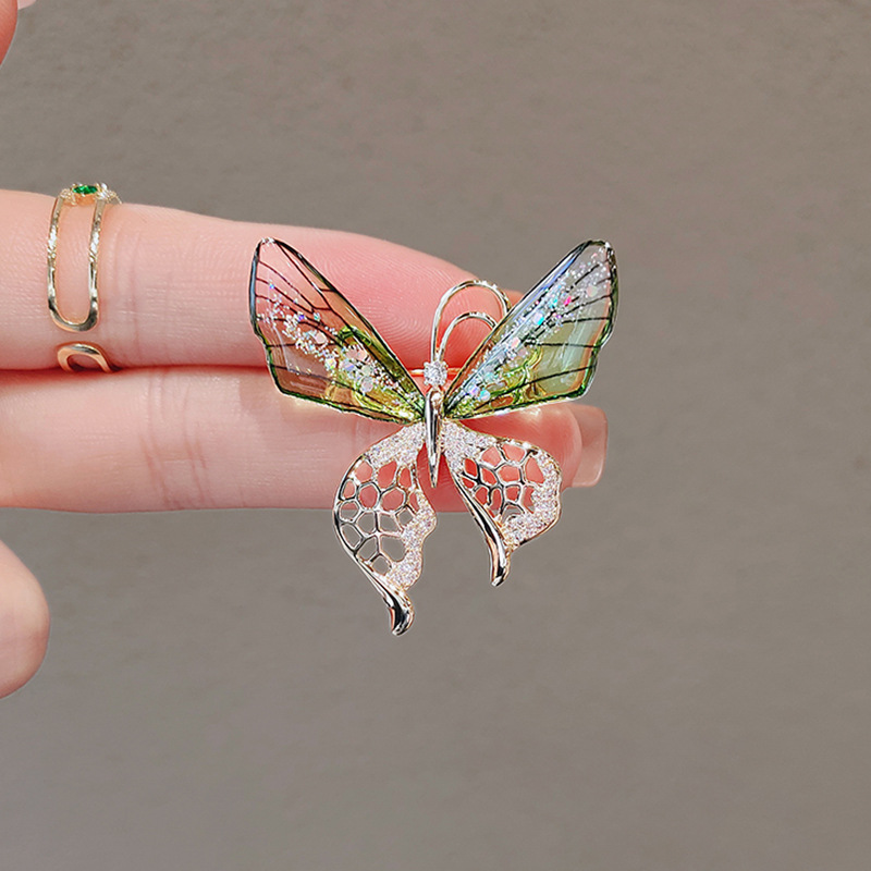 115 green butterfly