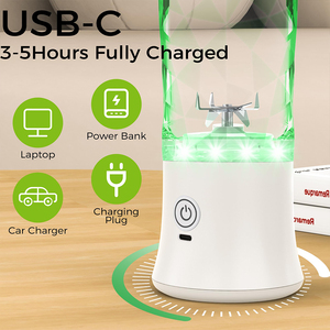 Portable Electric Juice Blender with USB/Battery Power <strong>Source</strong> for Home Outdoor Hotel Use Mix <strong>Function</strong> Plastic Container - Product Image 4