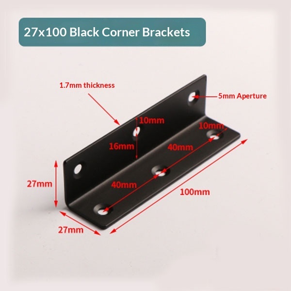 Black 27mm * 100mm