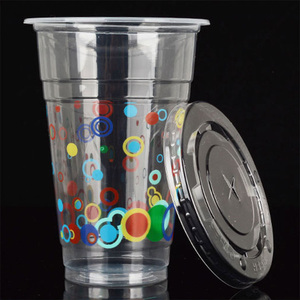 Green Treausre MYカスタムプラスチックPLAPET使い捨て生分解性コーンスターチカップと蓋 - Product Image 2