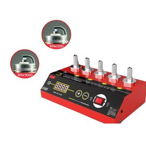 Probador de bujía de coche de alto voltaje 110V 220V 5 agujeros probador de Encendido automático máquina herramientas de diagnóstico - Product Image 6