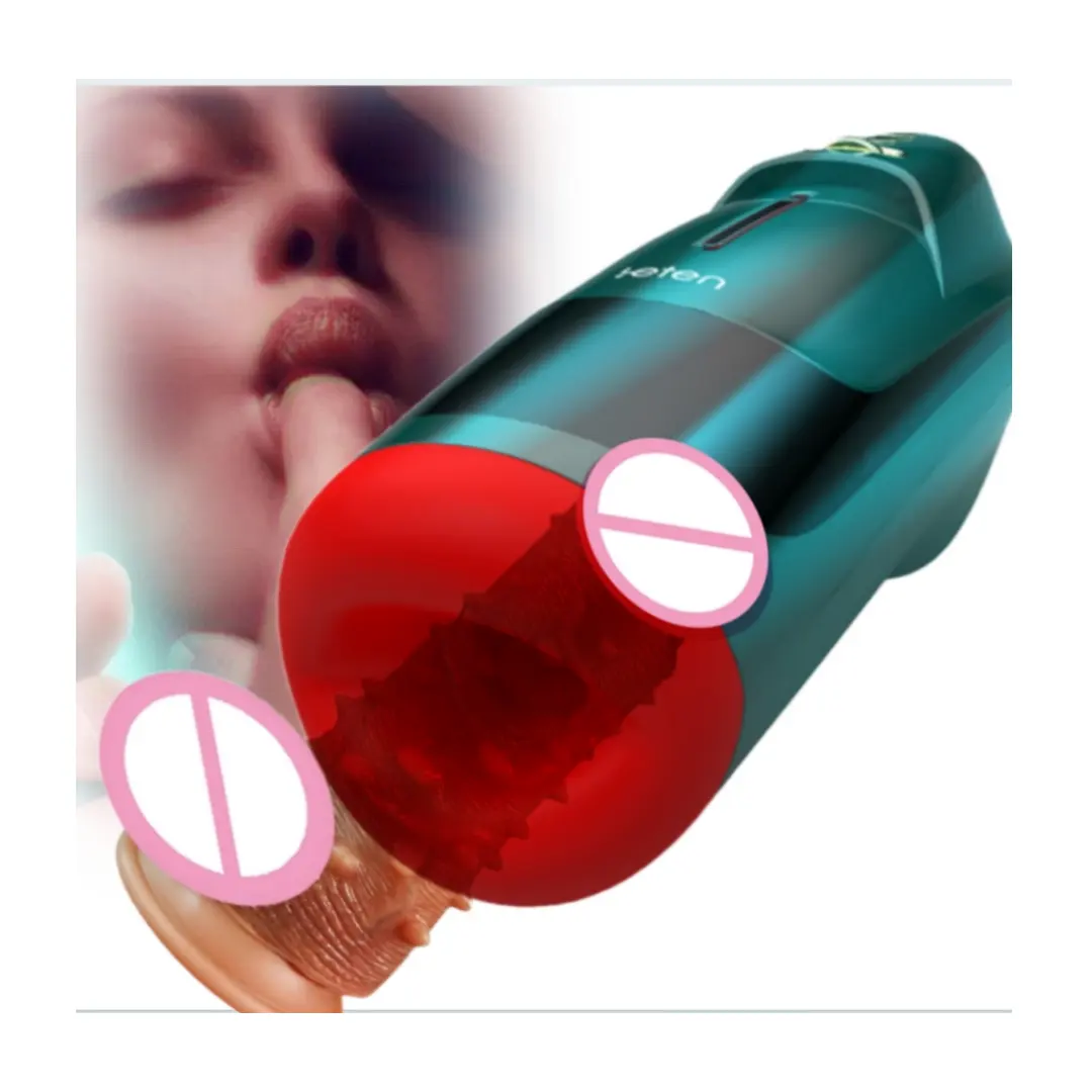 Полная автоматическая телескопическая воздушная вспышка для орального секса, идеальная китайская девочка, Мужская чашка для мастурбации 3 в 1, секс-игрушки