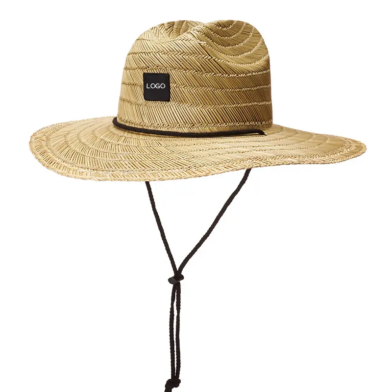 Sombrero de paja clásico hecho a mano para hombre, sombrero de paja para el sol de playa de verano al aire libre, sombrero de paja de Panamá de ala ancha, sombreros richarson