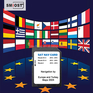 Per il <span class=keywords><strong>Software</strong></span> di mappa di navigazione in plastica SMIOST 8GB per Mazda 6 NB1 CX5 CX9 GPS CID Change & SD <span class=keywords><strong>Card</strong></span> Navig per auto