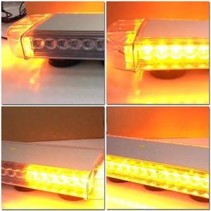 48w צהוב הוביל תאורה strobe 15 סוגים של מנורת אורות אזהרה מהבהבים