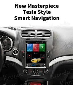 Krando 9.7 ''テスラスタイルカーマルチメディアforFiat Freemont Dodge Journey 2011-2020 Androidマルチメディア内蔵ワイヤレスCarPlay