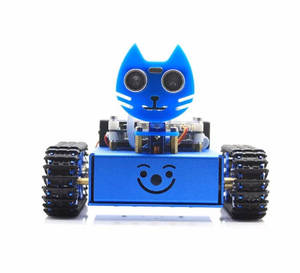 KitiBot-MG-T (EN) Starter Robot <strong>Building</strong> Kit with Mega2560 Controller Board for Kids Graphical <strong>Programming</strong> Tracked Version - Product Image 3