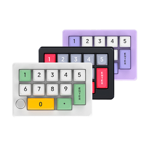 Tastiera da gioco con cavo a caldo RGB con tastiera da gioco a mano piccola con manopola - Product Image 1