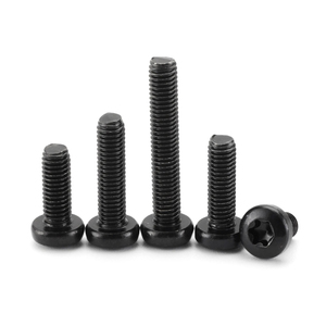 Black Small Screws Pan Head Torx Star Steel Iron <span class=keywords><strong>Computer</strong></span> Mobile Phone 1.6mm Small Screws For Toys