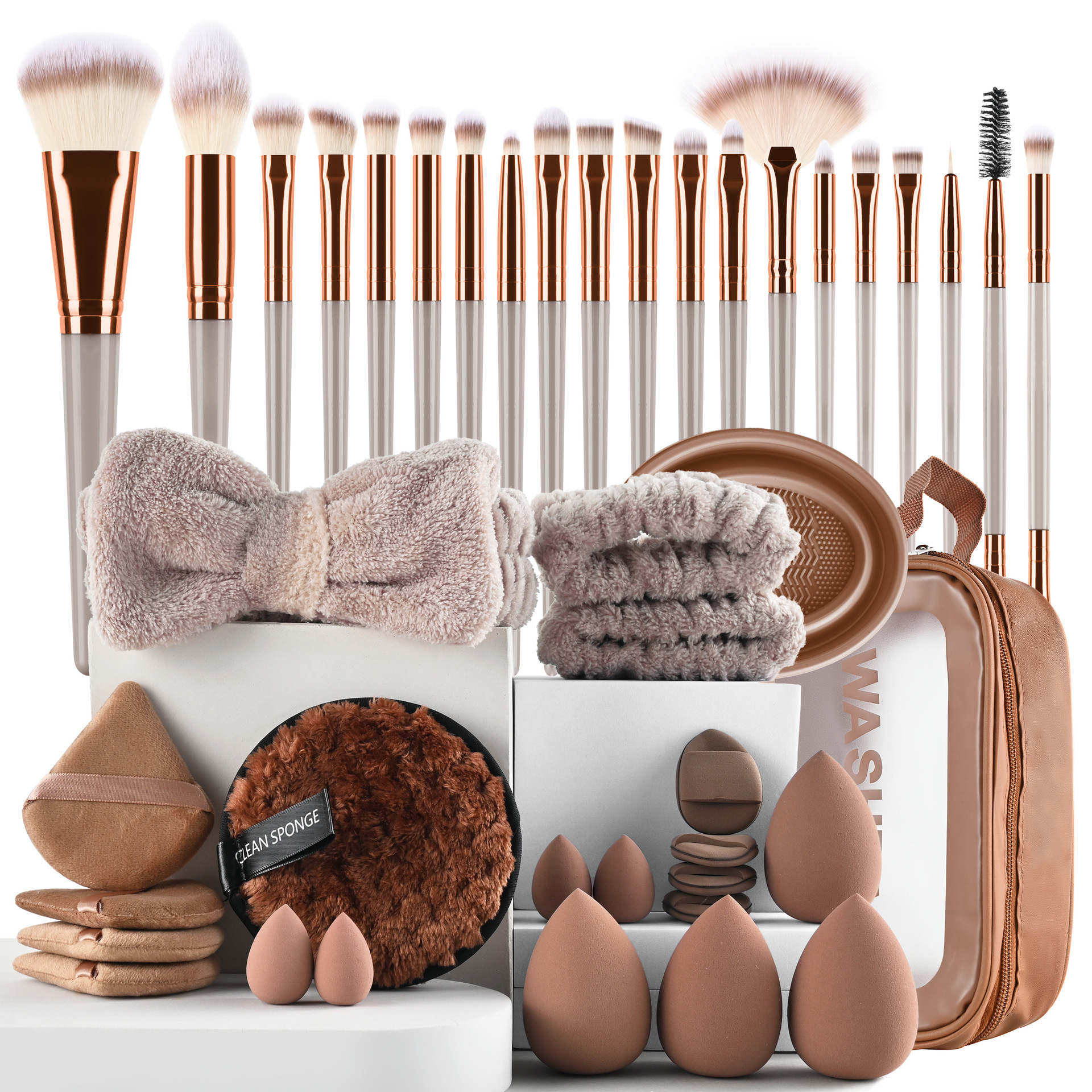42-piece brown combination