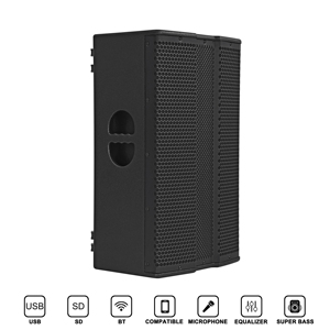 Altavoz PA activo de 4800W de 15 pulgadas DSP BT MP3 TWS Mezclador de 2 canales 142dB SPL 2 bandas EQ Salida de línea USB para eventos de sonido en vivo - Product Image 2