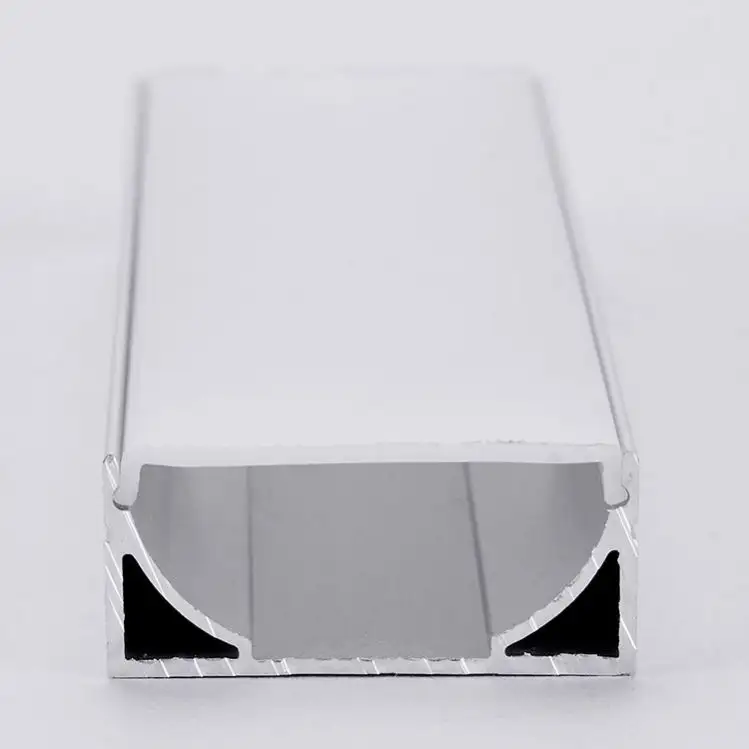 Perfil de alumínio led para estrutura de gesso, revestimento de 1m/2m/3m para parede