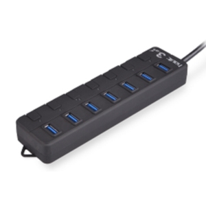 Havit HV-H42 7 in 1 Port Led masaüstü yüksek hızlı Splitter Usb3.0 Por Hub adaptörü şarj istasyonu 3.0 Usb Hub - Product Image 1