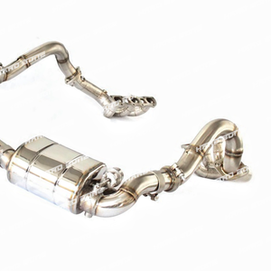 High Performance Racing Valved Exhaust Pipes with <strong>Header</strong> for Porsche Cayman Boxster 987 987.2 2.7 2.9 <strong>3.4</strong> 08-12 Exhaust System - Product Image 6