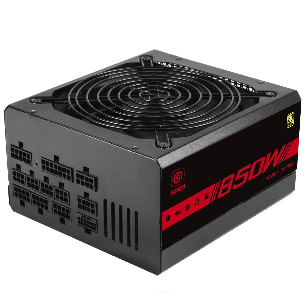 Fuente De Poder Para PC Soeyi özel 80 + altın 1000 Watt 12VHPWR ATX 3.0 hazır tam modüler güç kaynağı DC ATX PSU