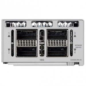 ตัวเร่งปฏิกิริยา C9300X-NM-4C 9300X โมดูลเครือข่าย QSFP28 4พอร์ต100G สำหรับการปรับใช้เครือข่ายแบบไฮเปอร์สเกล - Product Image 1