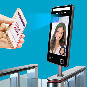 Controllo accessi di sicurezza lettore di schede biometrico con grande capacità e 200W Dual Camera macchina di controllo di accesso telecamera dal vivo - Product Image 4