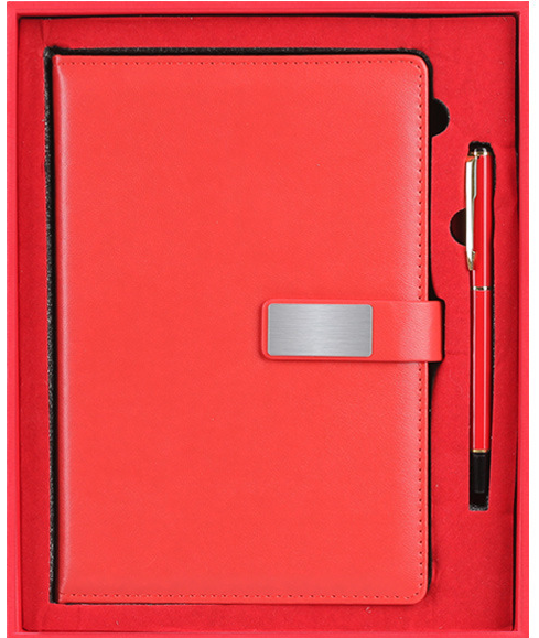 A5 mirror buckle red-gift set-100 sheets-page 200