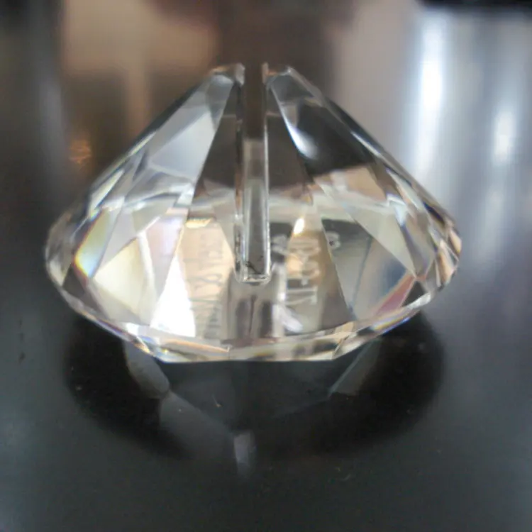 MH-MP063 favores de la boda de diamante de cristal titular de la tarjeta de nombre