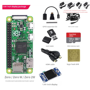 Pi Zero0/W/2W anakart Python öğrenme kiti-1.44 inç ekran ekran kiti