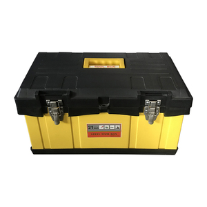 21 Inch <strong>Tool</strong> <strong>Box</strong> <strong>With</strong> Handle Compartment Storage Organizers Toolbox for Hardware <strong>Tool</strong> Soldering Iron Accessories <strong>Box</strong> - Product Image 3