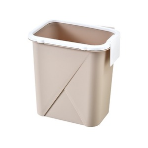 Yüksek kaliteli duvara monte 7L 9L plastik çöp kutusu kapaklı dikdörtgen açık mutfak çöp kutusu - Product Image 5