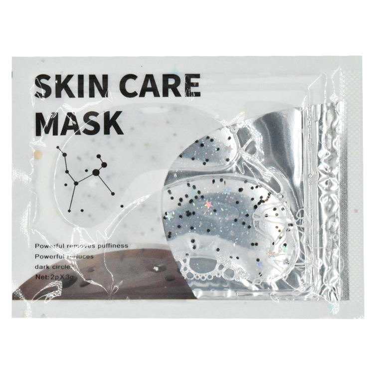 White starry sky eye mask