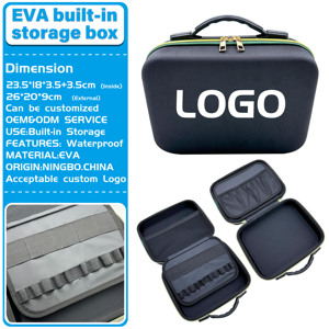 制造商定制防水Eva储物硬壳旅行箱Eva拉链盒工具模制箱 - Product Image 2