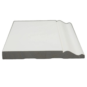 Kích thước tùy chỉnh mouldings trang trí nội thất màu trắng Mồi Gỗ TRIM MDF ván chân tường đúc - Product Image 2