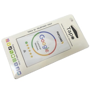 2025 Smart Read Write URL Writable Custom QR Code 5 Stars Comments Google Review Tap Nfc Pvc Card - Product Image 4