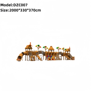 Hot New Product Big Wooden <strong>Slide</strong> Series Play House for Kids Outdoor Playground