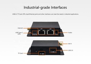 ARM Quad-core A35 64-bit Open Source <strong>Linux</strong> Iot Gateway Wifi Speech Recognition <strong>Embedded</strong> Industrial Mini Pc Smart <strong>Linux</strong> Gateway