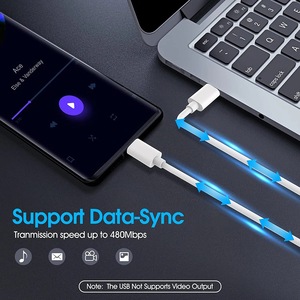 สายชาร์จ USB Type C ยาว1ม. 2ม. 3ม. สายชาร์จเร็วสำหรับโทรศัพท์มือถือ iPhone 12 13 14 - Product Image 3