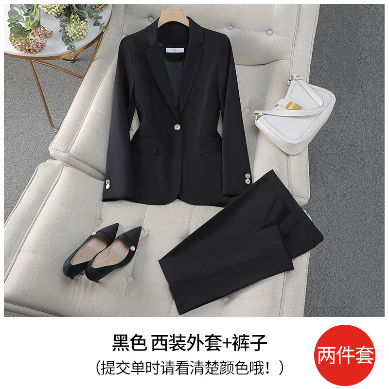 Black suit pants