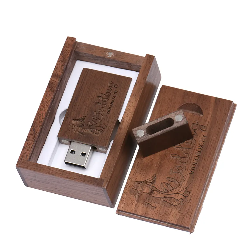 Chiavette usb jaster con logo pendrive gadget di memoria flash in legno 8GB 16GB 32GB 64GB 128GB cles chiavette usb