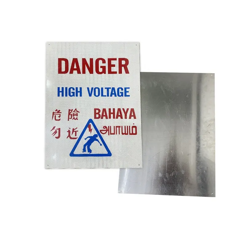 Signalisation d'avertissement de Danger électrique haute tension